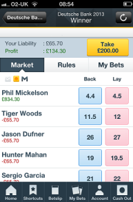 golf cash out