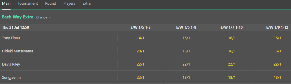 bet365 each way extra