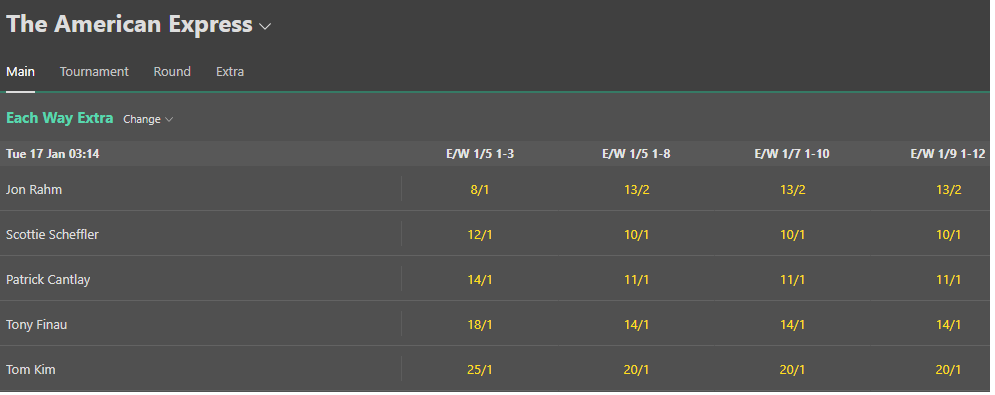 bet365 each way extra