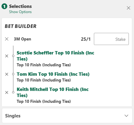 BetBuilder Golf